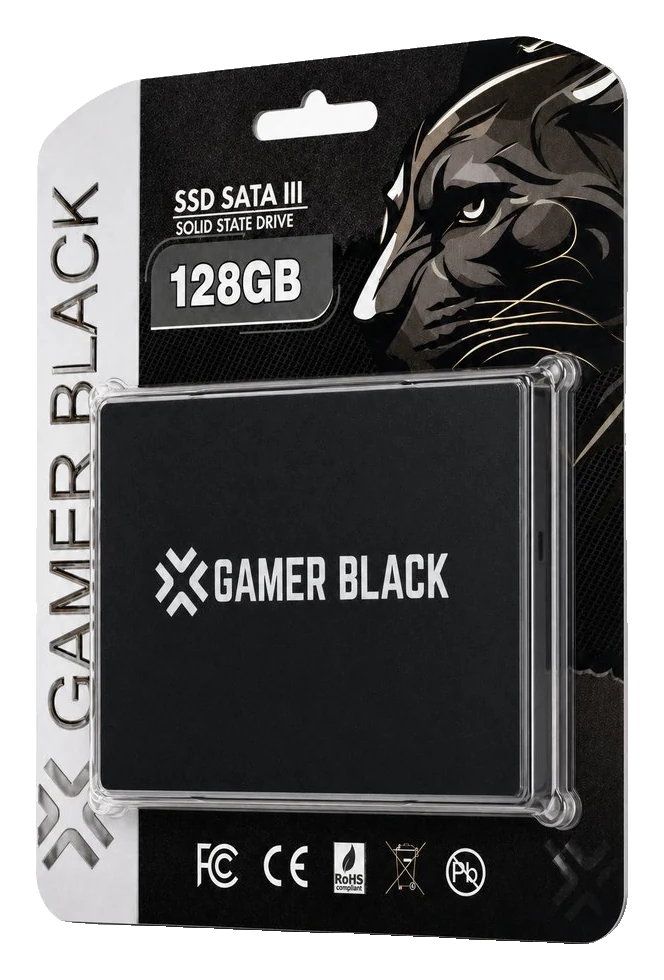 SSD SATA III 128GB Gamer Black