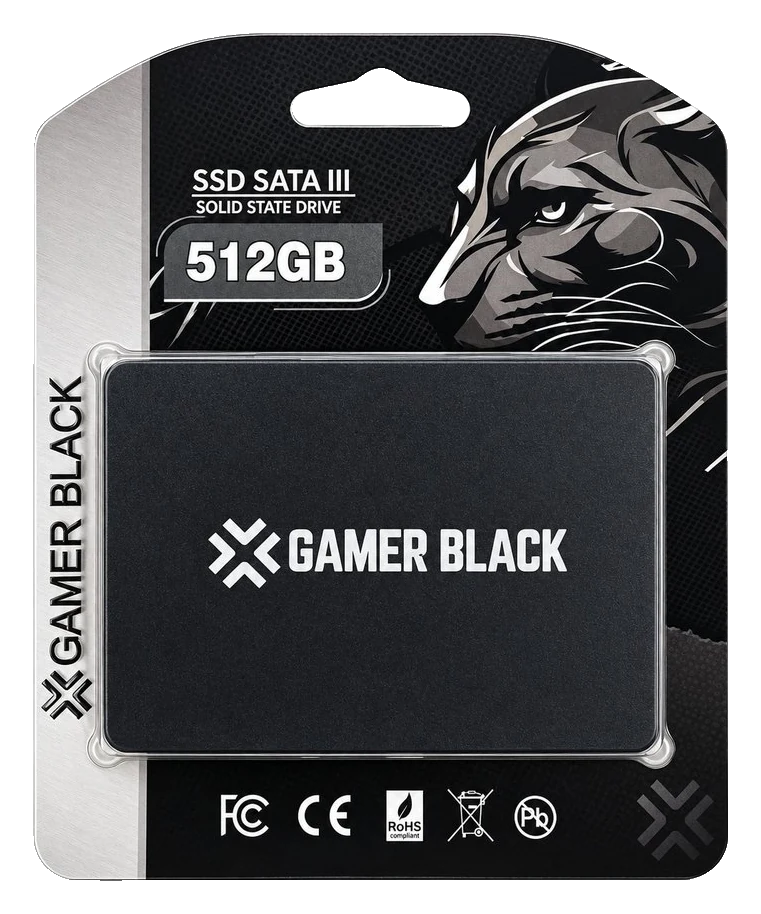 SSD SATA III 512GB Gamer Black