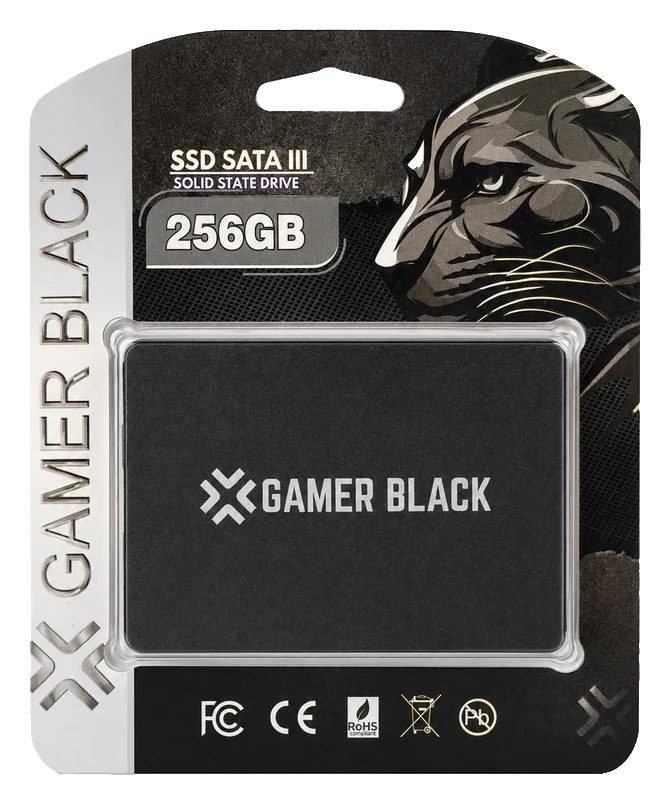 SSD SATA III 256GB Gamer Black