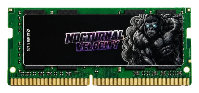 Nocturnal Velocity DDR3 8GB 1600MHz Notebook Gamer Black